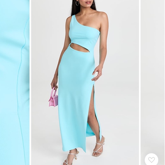 NWT $228 Susana Monaco One Arm Cut Out High Slit Dress Shopbop - Picture 2 of 9